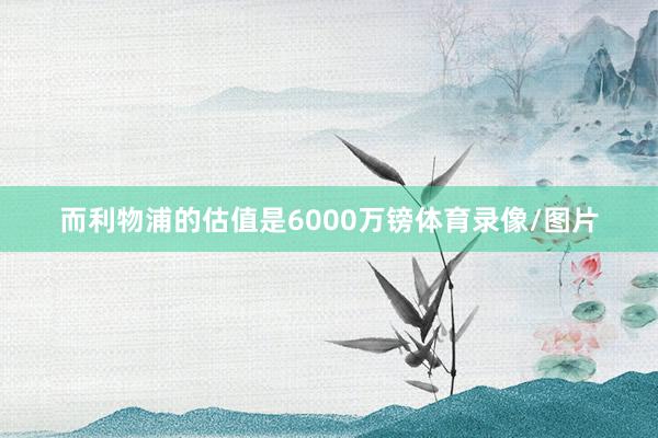 而利物浦的估值是6000万镑体育录像/图片