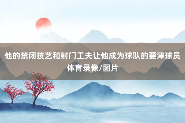 他的禁闭技艺和射门工夫让他成为球队的要津球员体育录像/图片