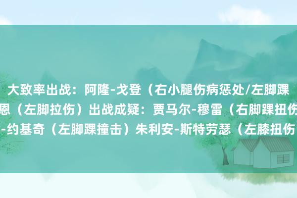 大致率出战:阿隆-戈登(右小腿伤病惩处/左脚踝扭伤)克里斯蒂安-布劳恩(左脚拉伤)出战成疑:贾马尔-穆雷(右脚踝扭伤)缺席比赛:尼古拉-约基奇(左脚踝撞击)朱利安-斯特劳瑟(左膝扭伤)达龙-霍姆斯二世(右脚跟腱诞生) 体育最新信息
