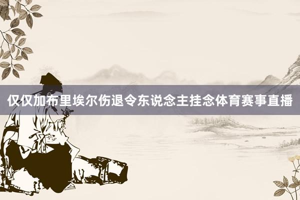 仅仅加布里埃尔伤退令东说念主挂念体育赛事直播