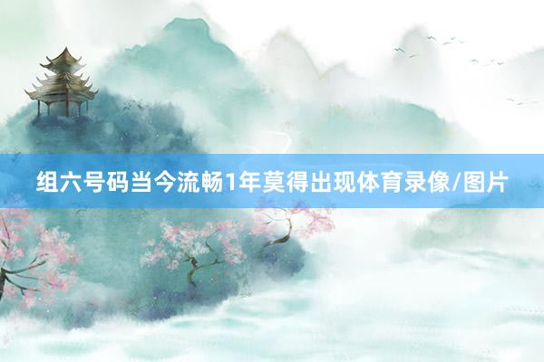 组六号码当今流畅1年莫得出现体育录像/图片