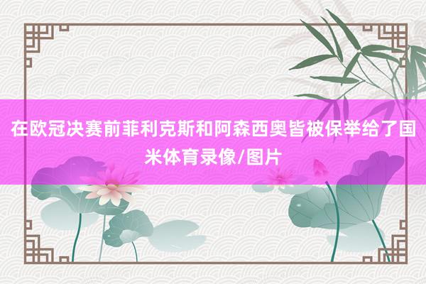 在欧冠决赛前菲利克斯和阿森西奥皆被保举给了国米体育录像/图片