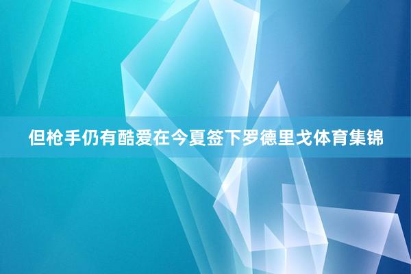 但枪手仍有酷爱在今夏签下罗德里戈体育集锦