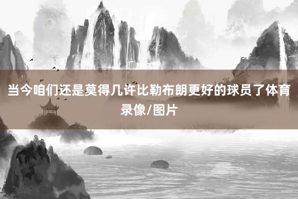 当今咱们还是莫得几许比勒布朗更好的球员了体育录像/图片
