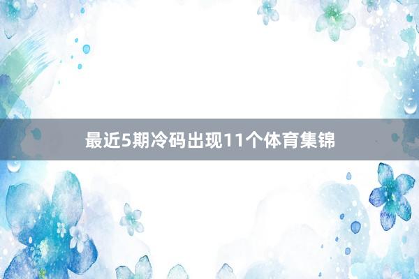 最近5期冷码出现11个体育集锦