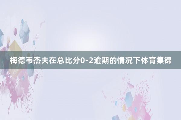 梅德韦杰夫在总比分0-2逾期的情况下体育集锦