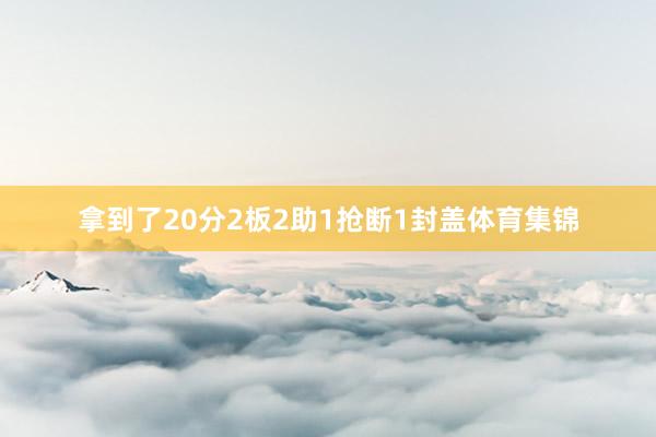 拿到了20分2板2助1抢断1封盖体育集锦