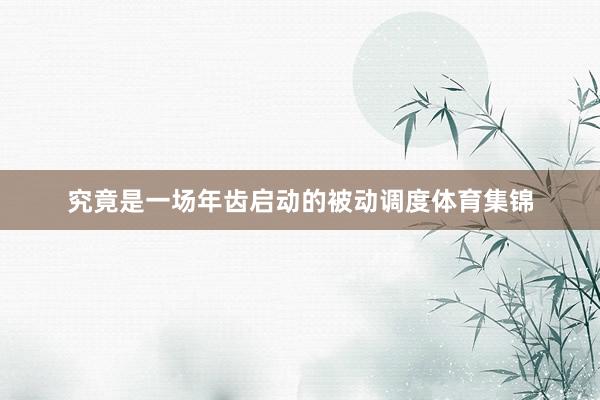 究竟是一场年齿启动的被动调度体育集锦