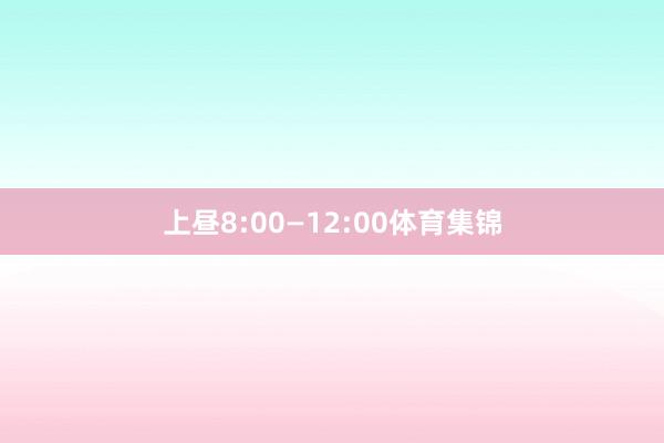 上昼8:00—12:00体育集锦